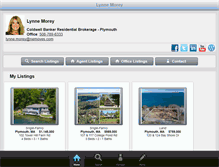 Tablet Screenshot of lynnemorey.com